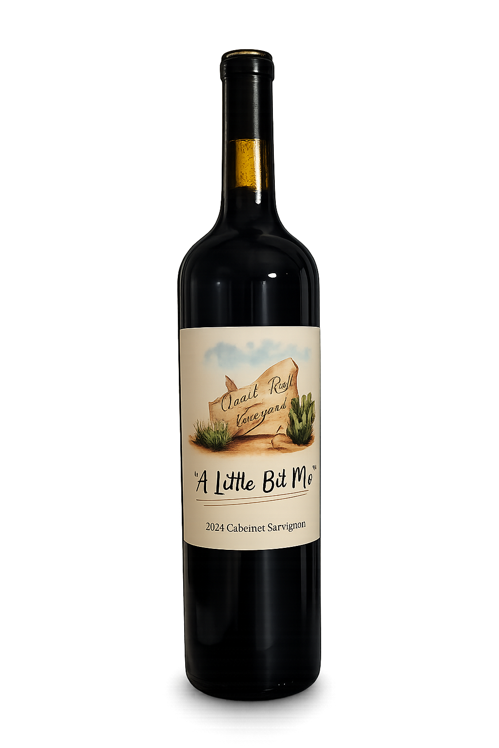 Bottle of A Little Bit Mo 2024 Cabernet Sauvignon from Quail Rock Vineyard