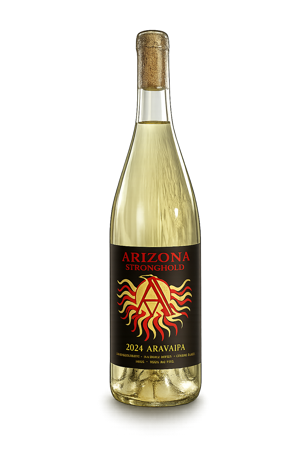 Bottle of 2024 Aravaipa White Wine