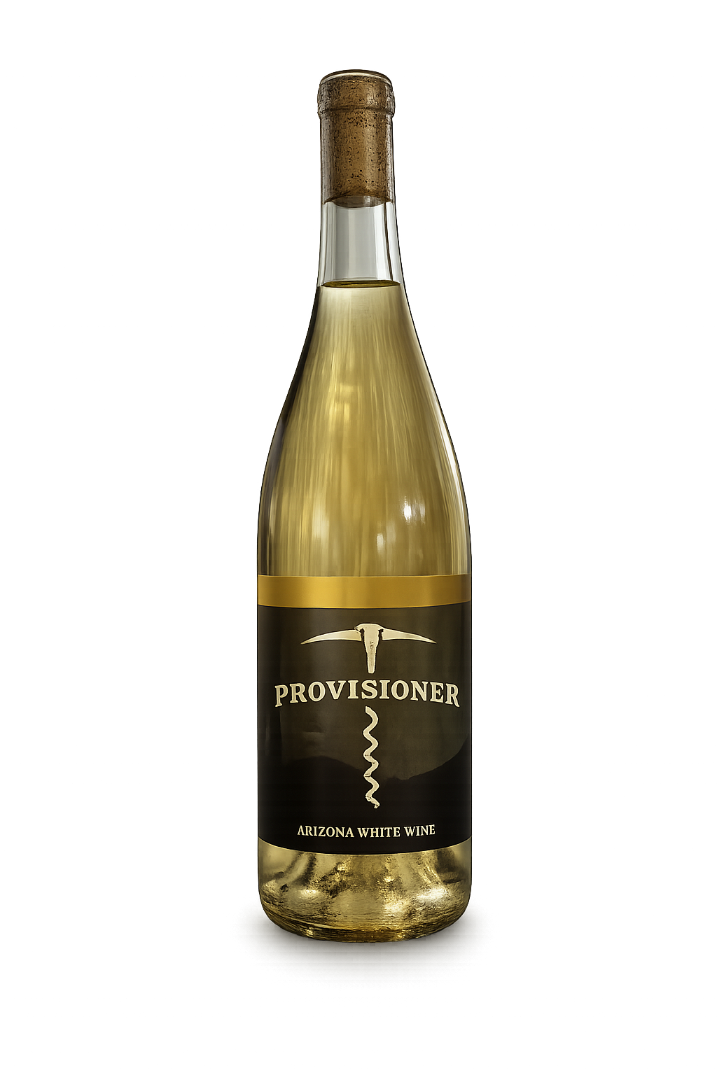 Bottle of Provisioner Arizona White Wine