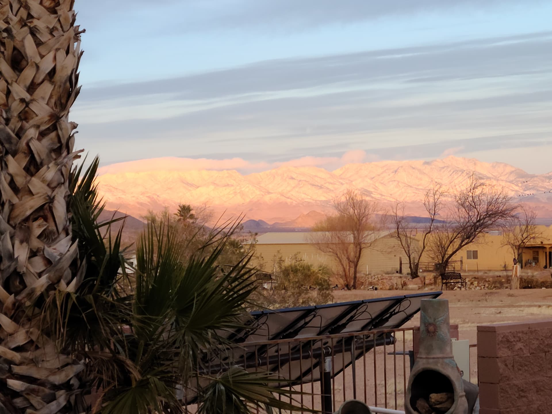 Morning light across the range